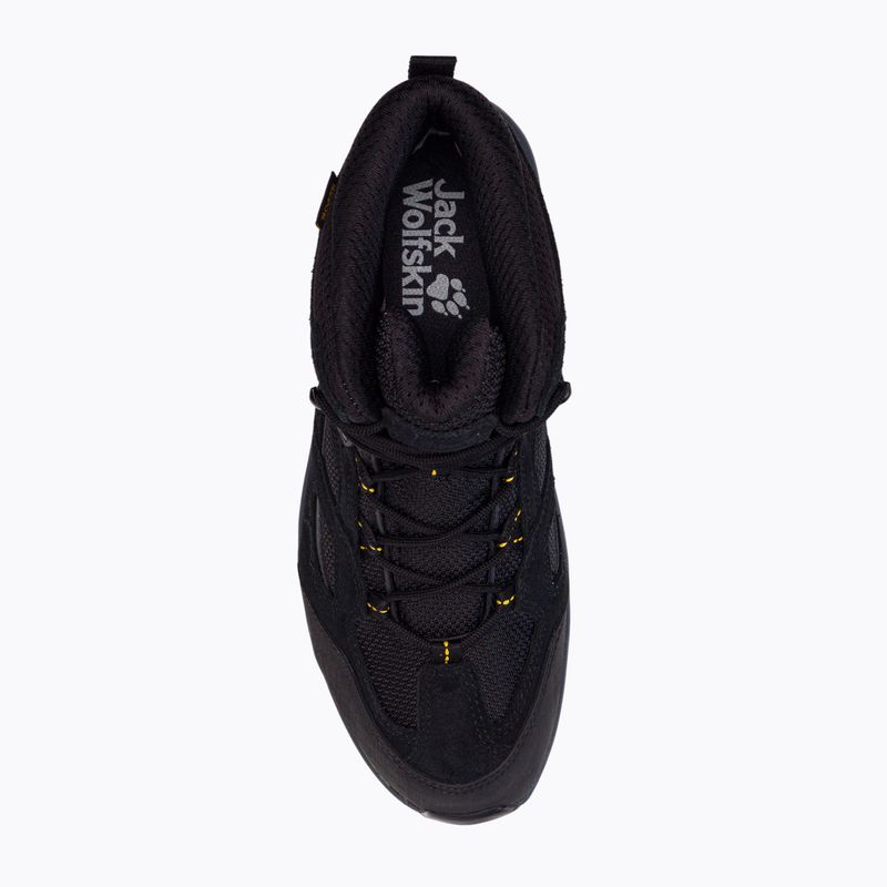 Buty trekkingowe męskie Jack Wolfskin Vojo 3 Texapore Mid black/burly yellow xt 6