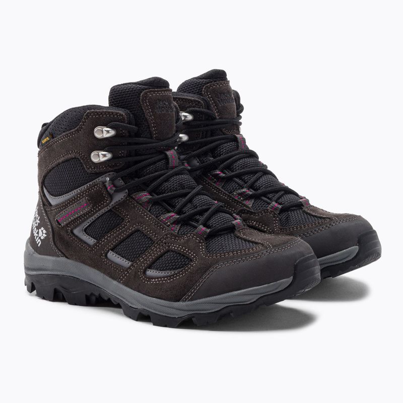 Buty trekkingowe damskie Jack Wolfskin Vojo 3 Texapore Mid dark steel/purple 5