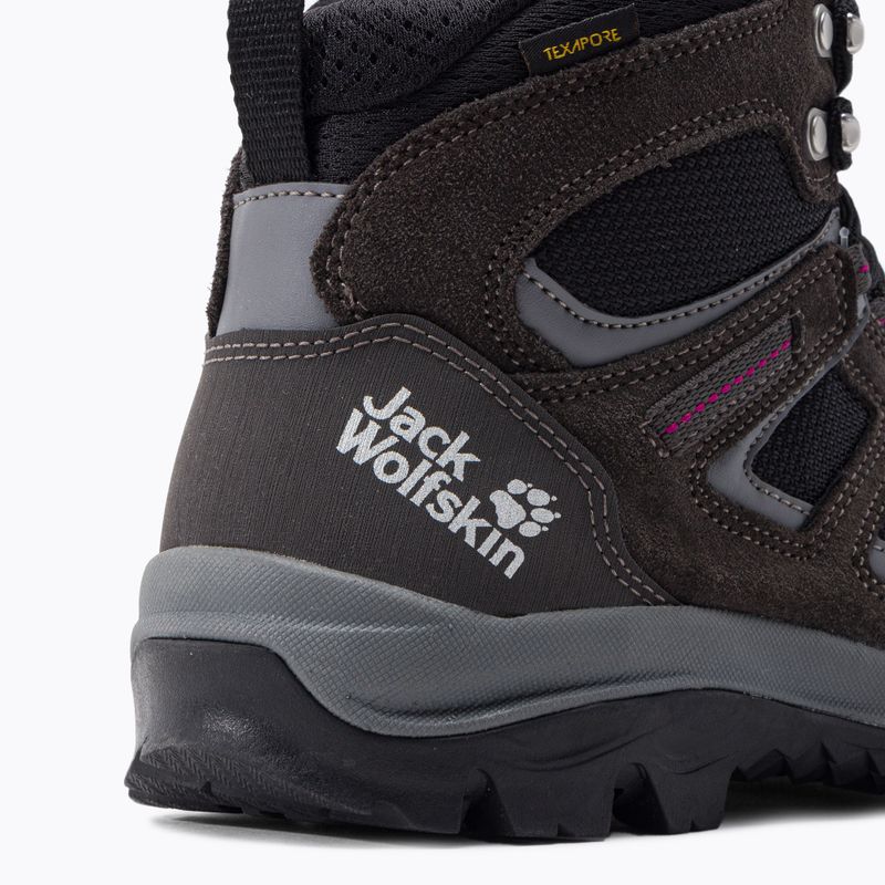Buty trekkingowe damskie Jack Wolfskin Vojo 3 Texapore Mid dark steel/purple 7