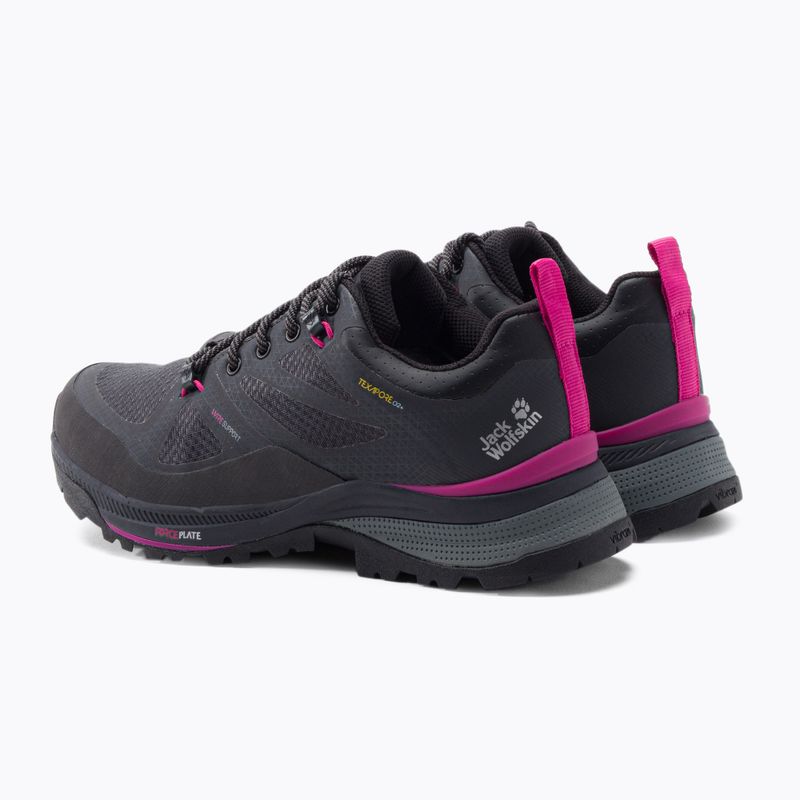 Buty trekkingowe damskie Jack Wolfskin Force Striker Texapore Low phantom/pink 3
