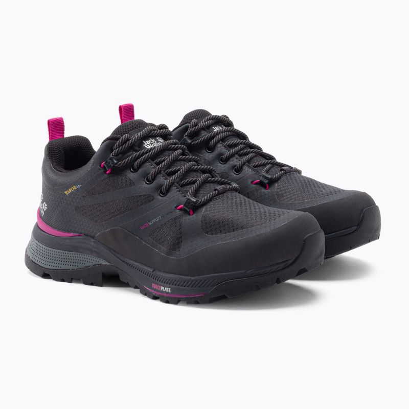 Buty trekkingowe damskie Jack Wolfskin Force Striker Texapore Low phantom/pink 5