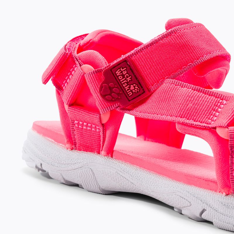 Sandały dziecięce Jack Wolfskin Seven Seas 3 coral pink 7