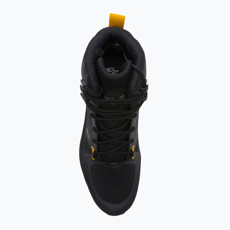 Buty trekkingowe męskie Jack Wolfskin Force Trekker Texapore Mid black/burly yellow 6