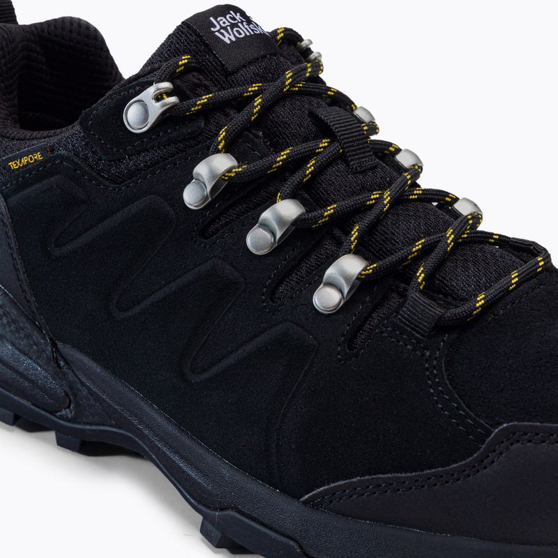 Buty trekkingowe męskie Jack Wolfskin Refugio Texapore Low phantom/ burly yellow xt 8