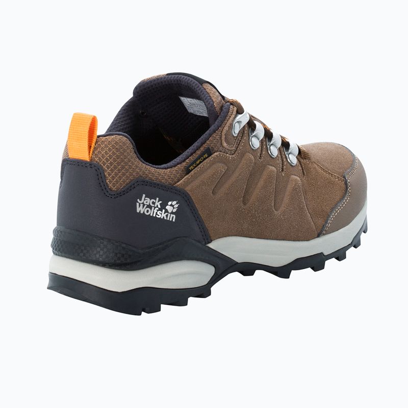 Buty trekkingowe damskie Jack Wolfskin Refugio Texapore Low brown / apricot 8