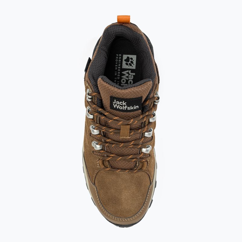 Buty trekkingowe damskie Jack Wolfskin Refugio Texapore Low brown / apricot 5