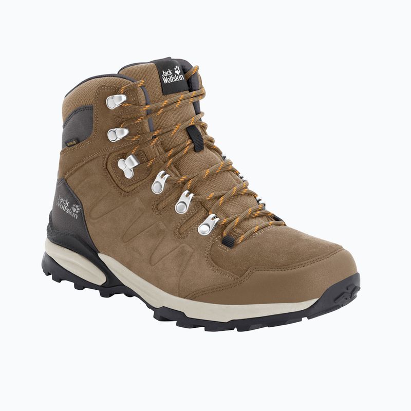 Buty trekkingowe damskie Jack Wolfskin Refugio Texapore Mid brown/apricot 11