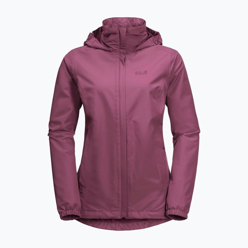 Kurtka przeciwdeszczowa damska Jack Wolfskin Stormy Point violet quartz 5