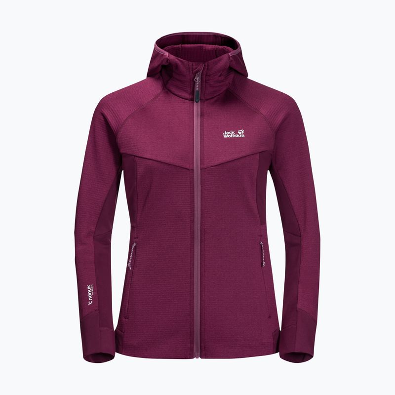 Bluza trekkingowa damska Jack Wolfskin Hydro Grid Fleece wild berry 7