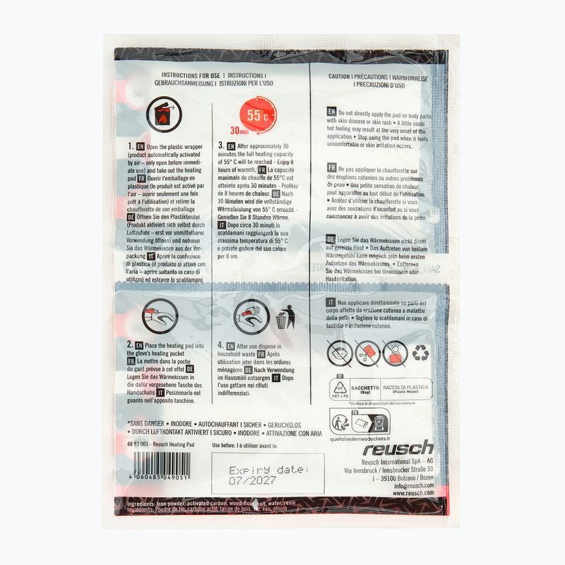 Zestaw ogrzewaczy Reusch Heating Pad Set 8h white 4