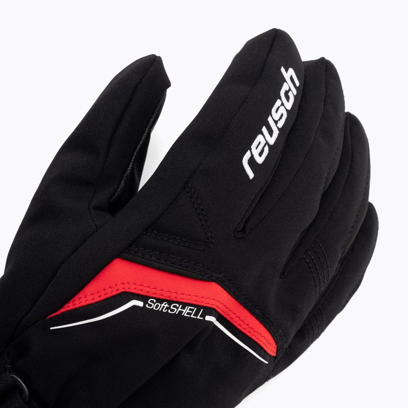 Rękawice narciarskie Reusch Primus R-TEX XT 2022 black/fire red 5