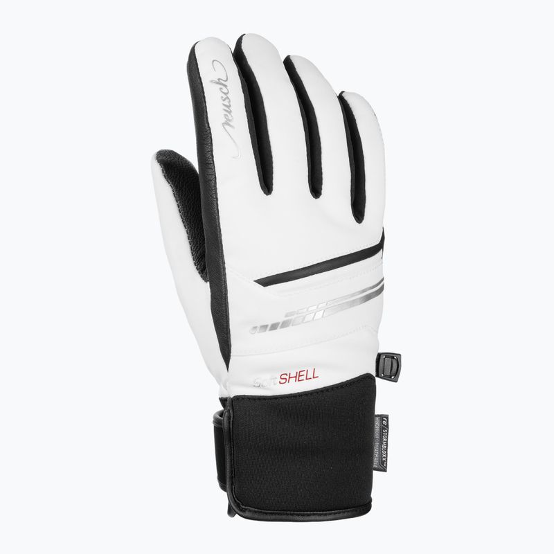 Rękawice narciarskie Reusch Tomke Stormbloxx white/black 6