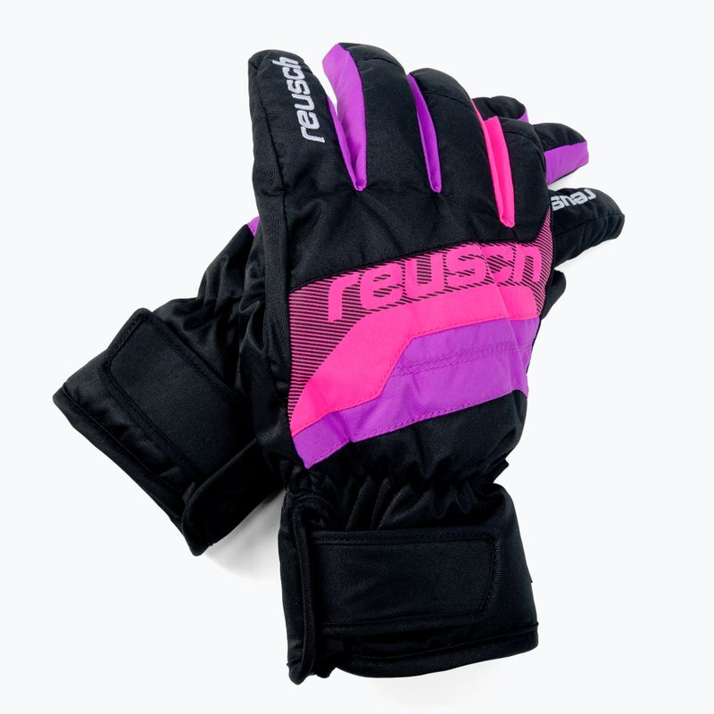 Rękawice narciarskie dziecięce Reusch Dario R-TEX XT black/pink glo 4
