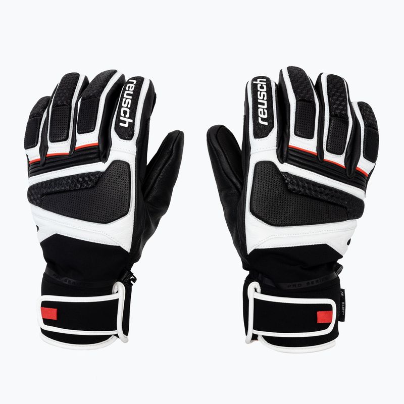 Rękawice narciarskie Reusch Profi SL black/white/fire red 2