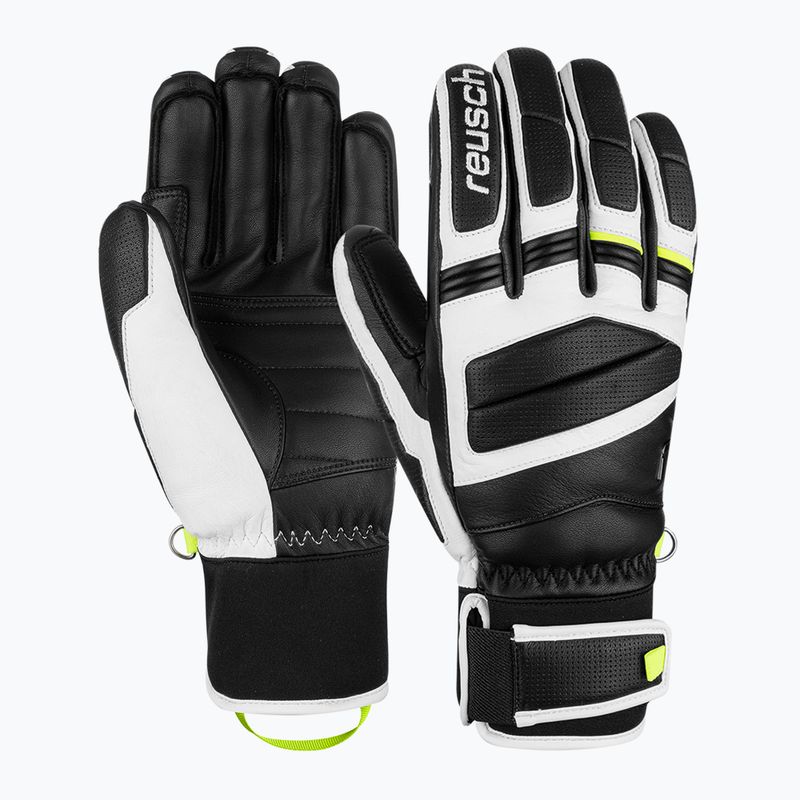 Rękawice narciarskie Reusch Master Pro black/white/safety yellow 2