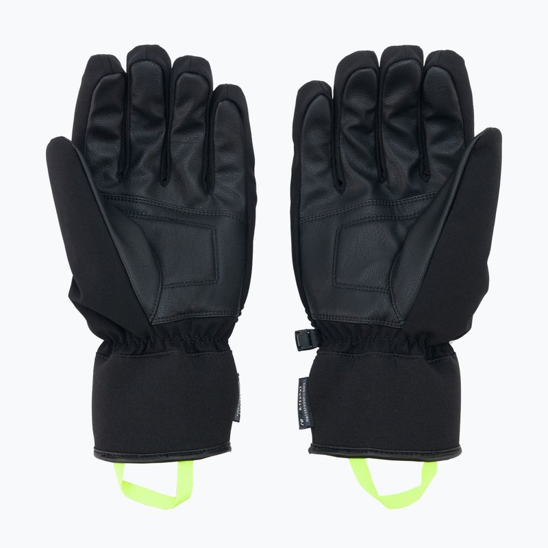 Rękawice narciarskie Reusch Luca R-TEX XT black melange/safety yellow/brilliant blue 2