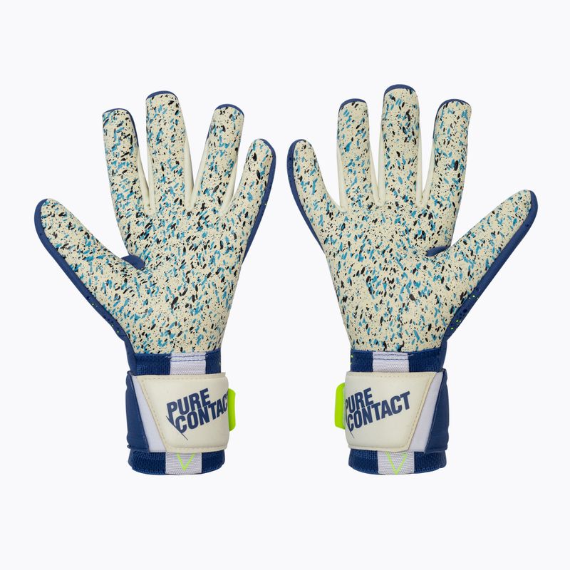 Rękawice bramkarskie Reusch Pure Contact Fusion true blue/safety yellow 2