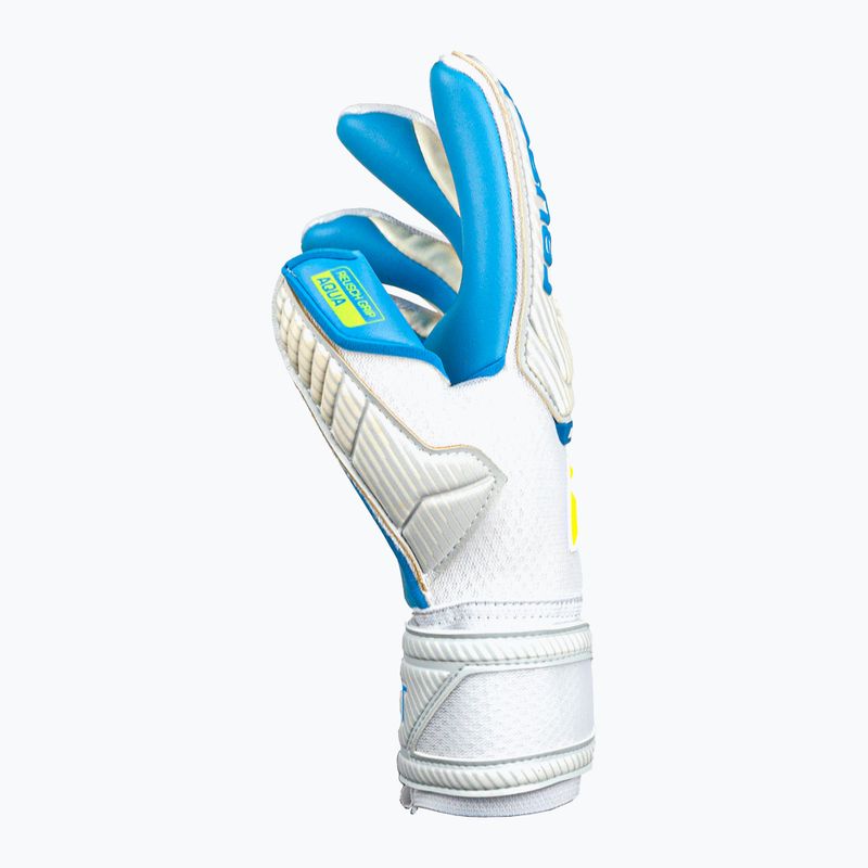 Rękawice bramkarskie Reusch Attrakt Aqua white/aqua blue 7