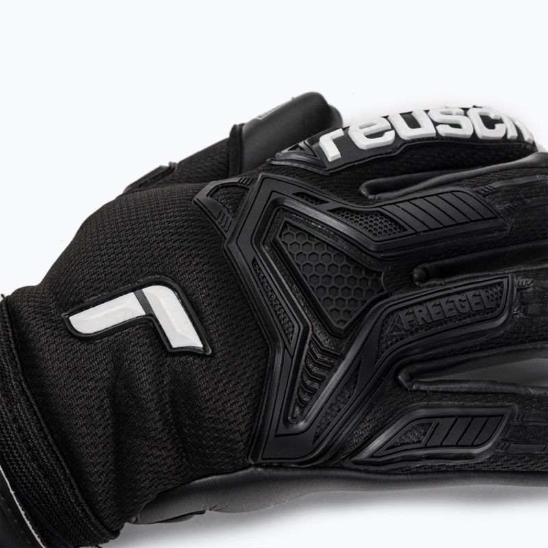 Rękawice bramkarskie Reusch Attrakt Freegel Infinity Finger Support 2022 black 3