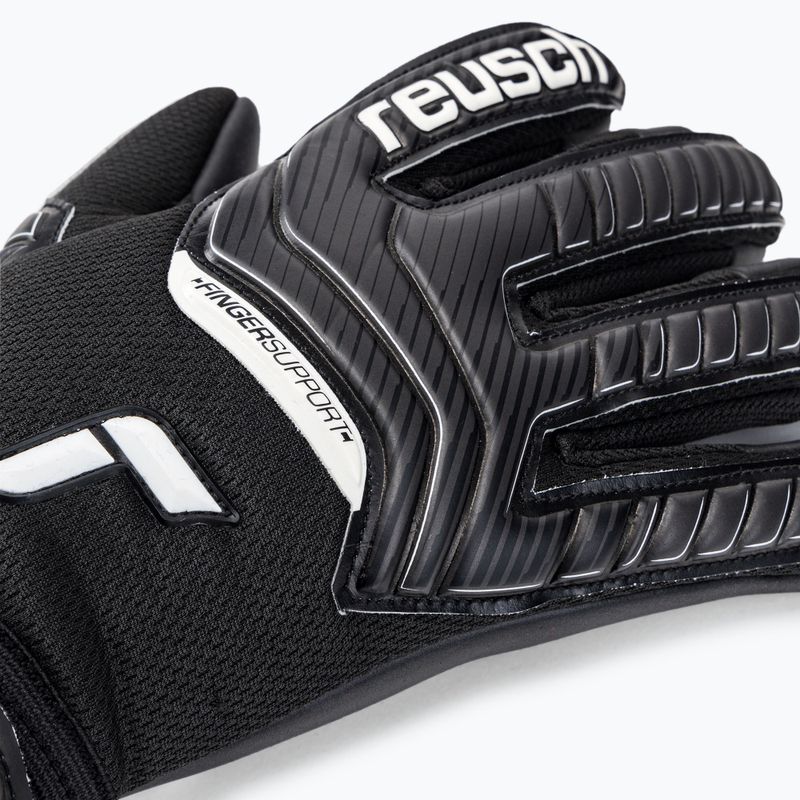 Rękawice bramkarskie Reusch Attrakt Infinity Finger Support 2022 black 3