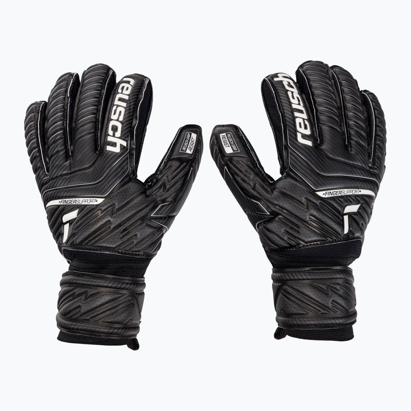 Rękawice bramkarskie Reusch Attrakt Resist Finger Support 2022 black