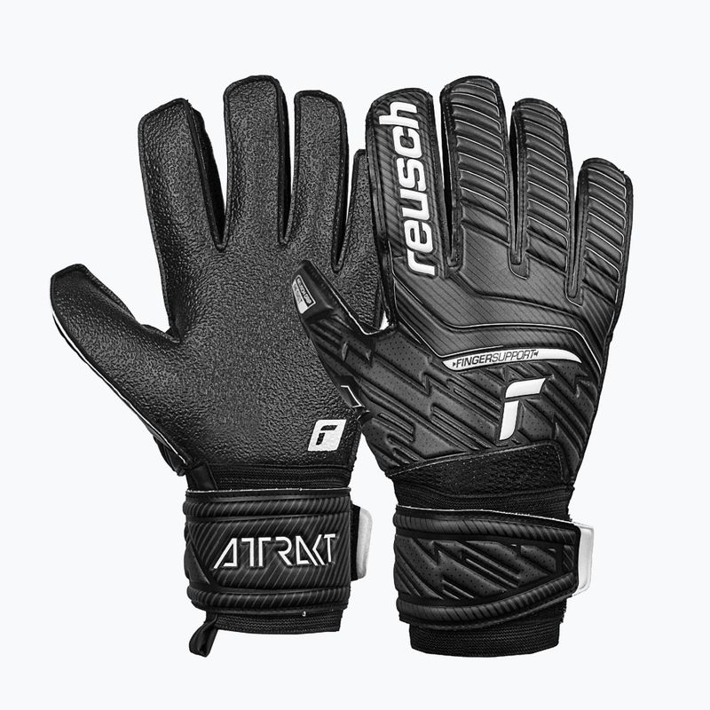 Rękawice bramkarskie Reusch Attrakt Resist Finger Support 2022 black 5