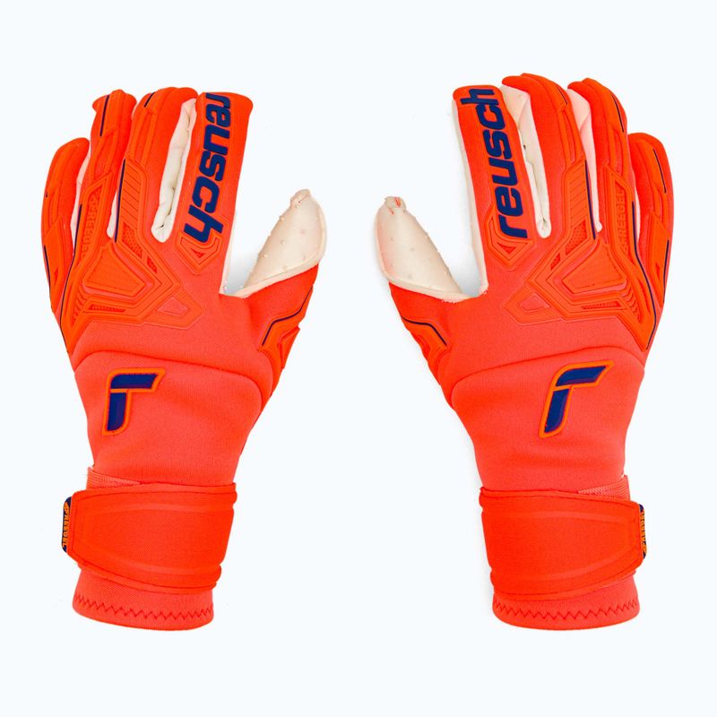 Rękawice bramkarskie Reusch Attrakt Freegel SpeedBump hocking orange/blue