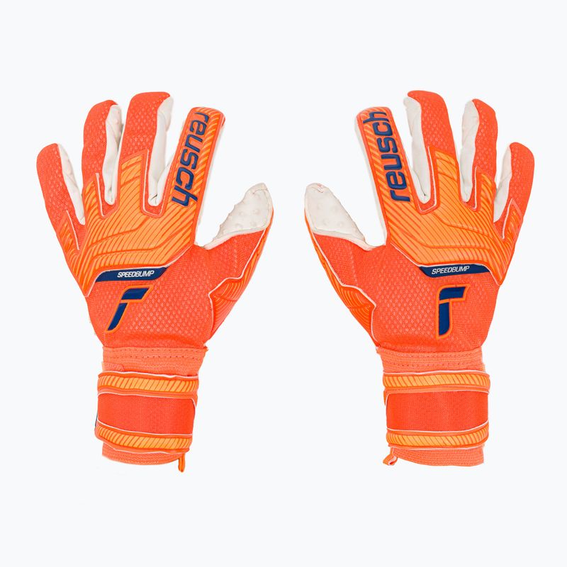 Rękawice bramkarskie Reusch Attrakt SpeedBump hocking orange/blue