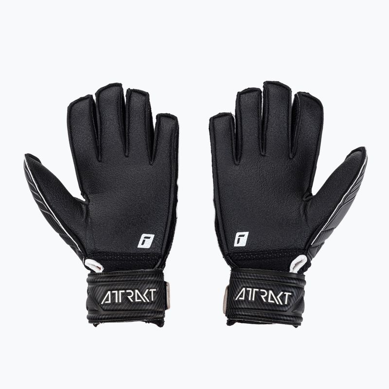 Rękawice bramkarskie dziecięce Reusch Attrakt Resist Finger Support black 2