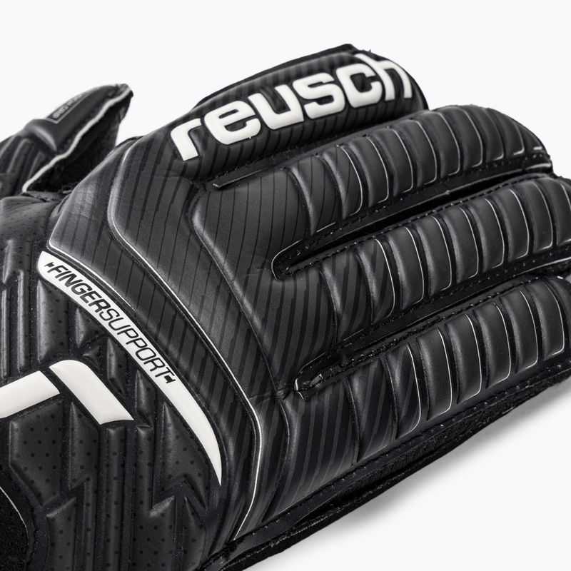 Rękawice bramkarskie dziecięce Reusch Attrakt Resist Finger Support black 3