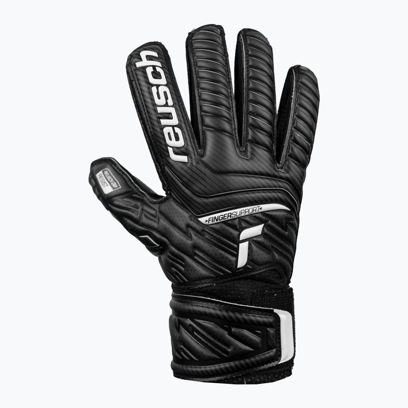 Rękawice bramkarskie dziecięce Reusch Attrakt Resist Finger Support black 6