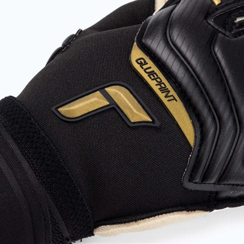 Rękawice bramkarskie Reusch Attrakt Gold X GluePrint black/gold 4