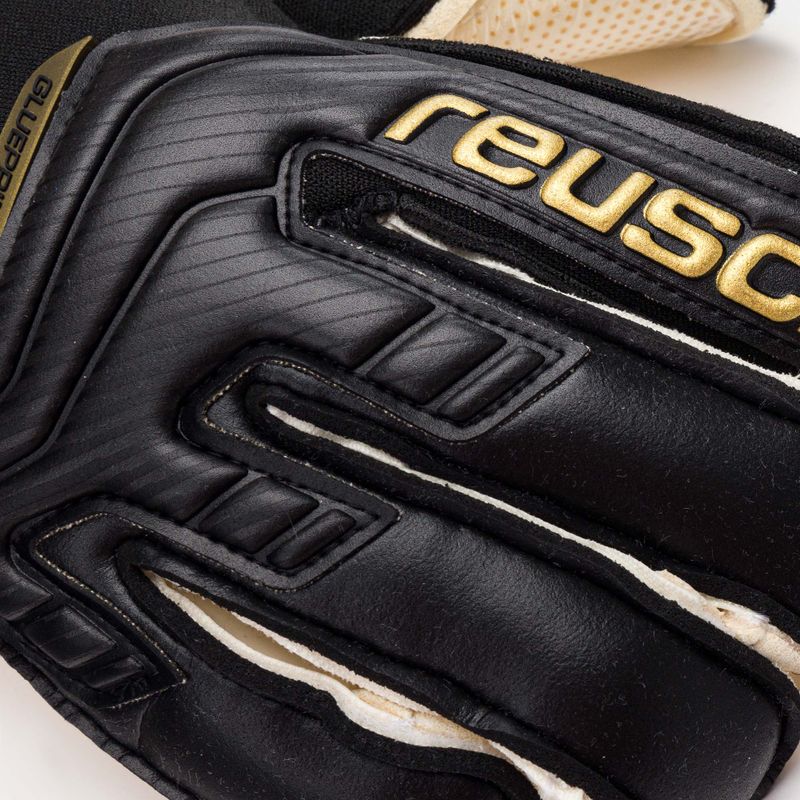 Rękawice bramkarskie Reusch Attrakt Gold X GluePrint black/gold 6