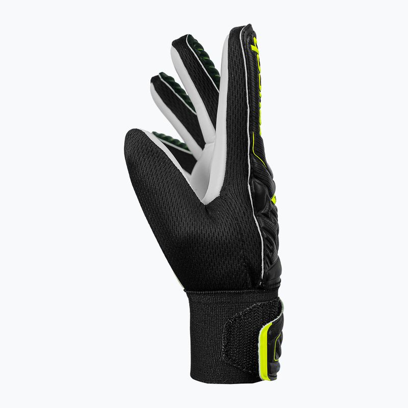 Rękawice bramkarskie dziecięce Reusch Attrakt Starter Solid black/safety yellow 7