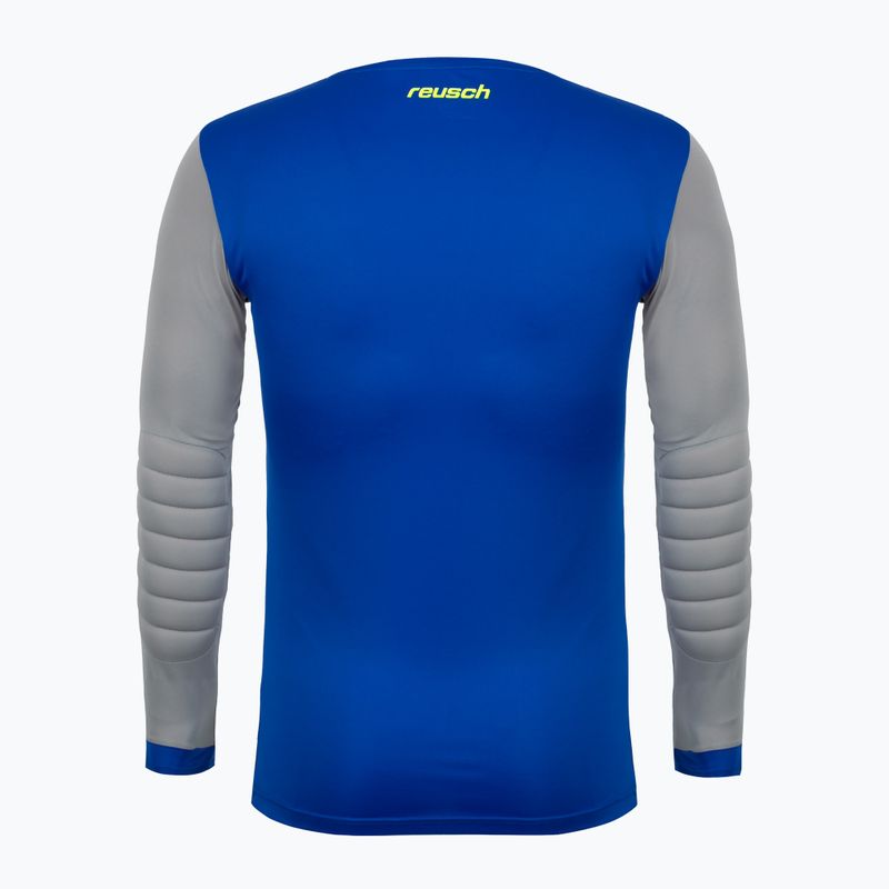 Koszulka bramkarska Reusch Match Longsleeve Padded vapor gray/safety yellow/deep blue 2