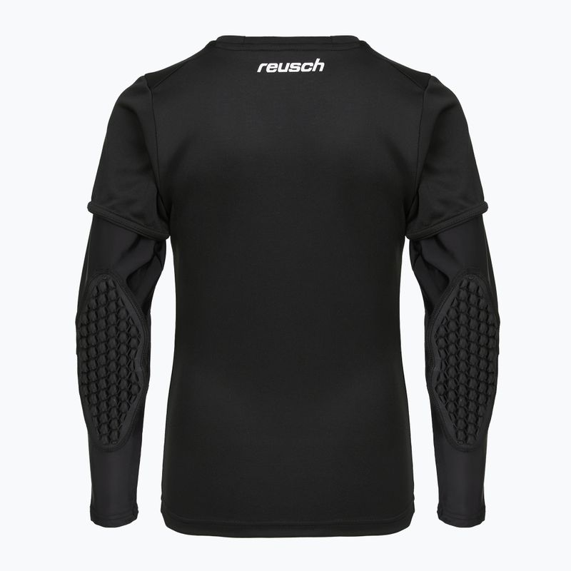 Koszulka bramkarska dziecięca Reusch Goalkeeping Jersey Padded Junior black/silver 2