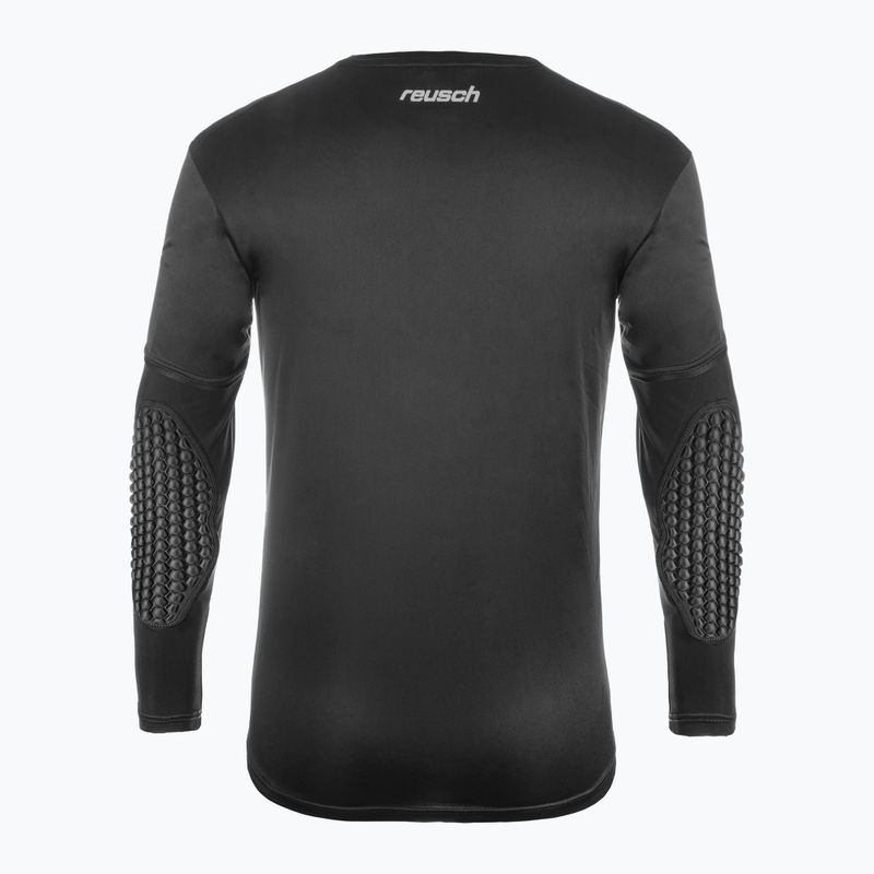 Koszulka bramkarska dziecięca Reusch Goalkeeping Jersey Padded Junior black/silver 2