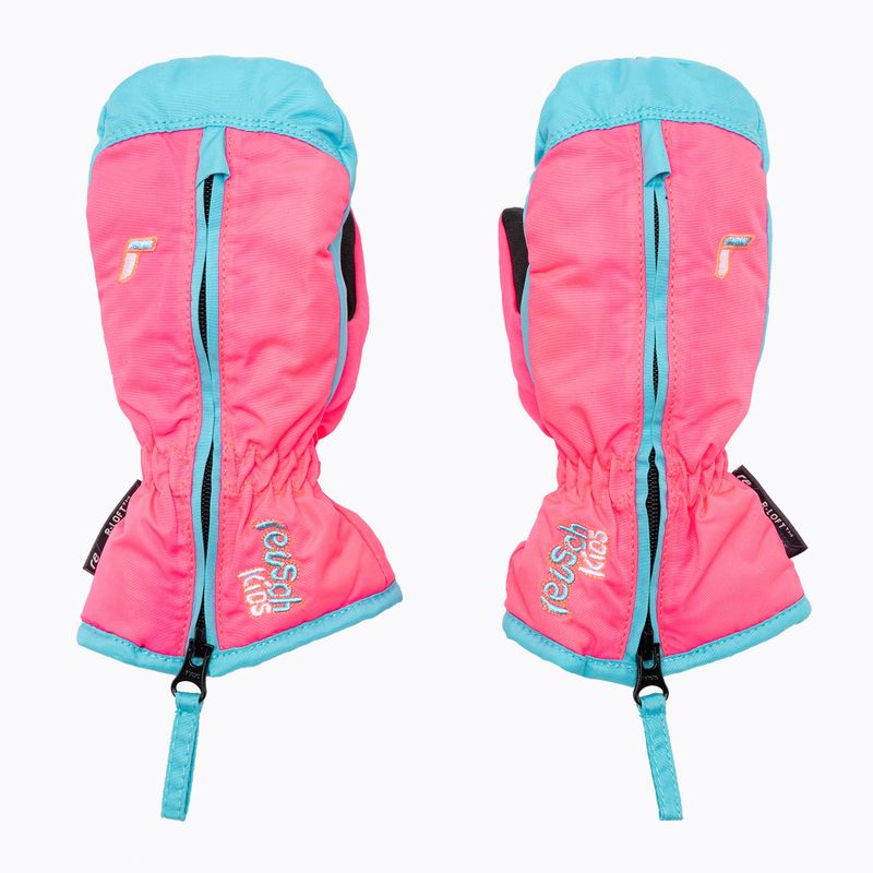 Rękawice narciarskie dziecięce Reusch Ben Mitten knockout pink/bachelor button 3