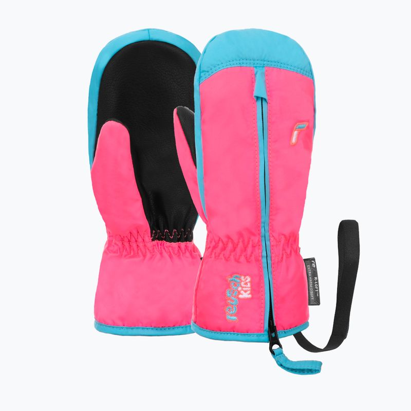 Rękawice narciarskie dziecięce Reusch Ben Mitten knockout pink/bachelor button 5