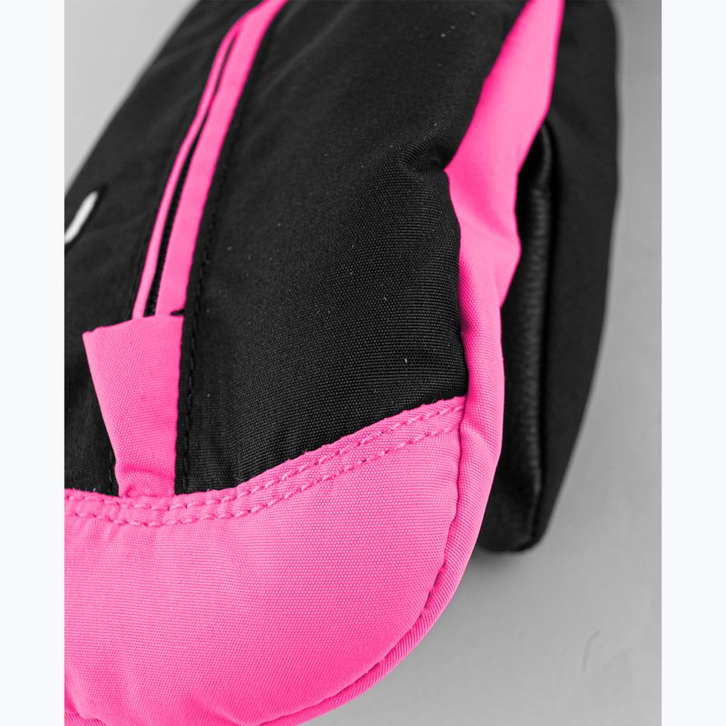 Rękawice narciarskie dziecięce Reusch Ben Mitten black/ knockout pink 4