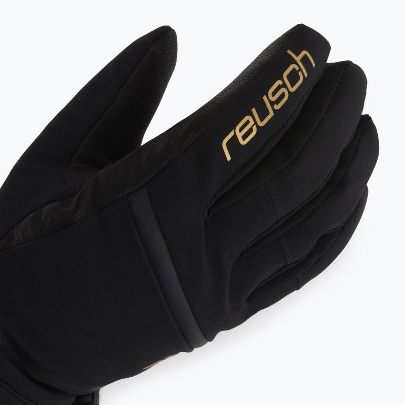 Rękawice narciarskie Reusch Tessa Stormbloxx black/gold 4