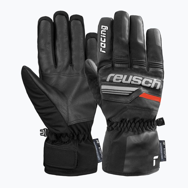 Rękawice narciarskie Reusch Ski Race Vc R-TEX XT black/white/fluo red 4