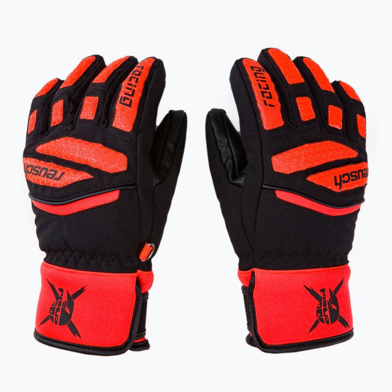 Rękawice narciarskie dziecięce Reusch Worldcup Warrior Prime R-TEX XT black/fluo red 3