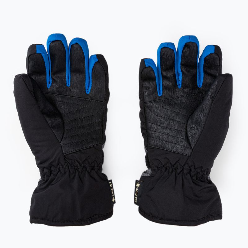 Rękawice narciarskie dziecięce Reusch Flash Gore-Tex black/black melange/brilliant blue 2