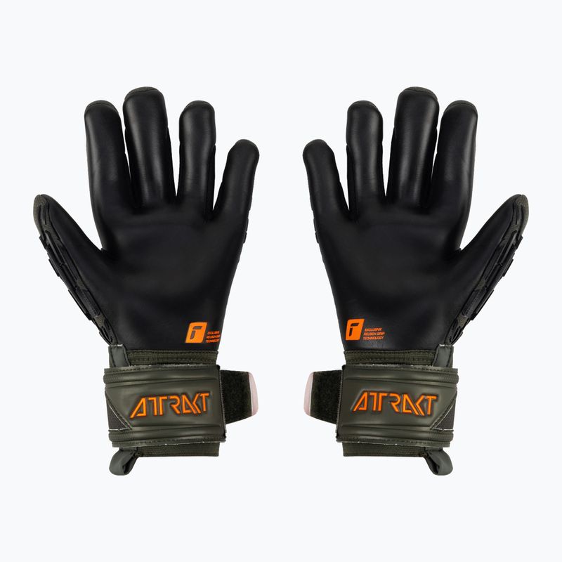 Rękawice bramkarskie Reusch Attrakt Freegel Silver desert green/shocking orange/black 2