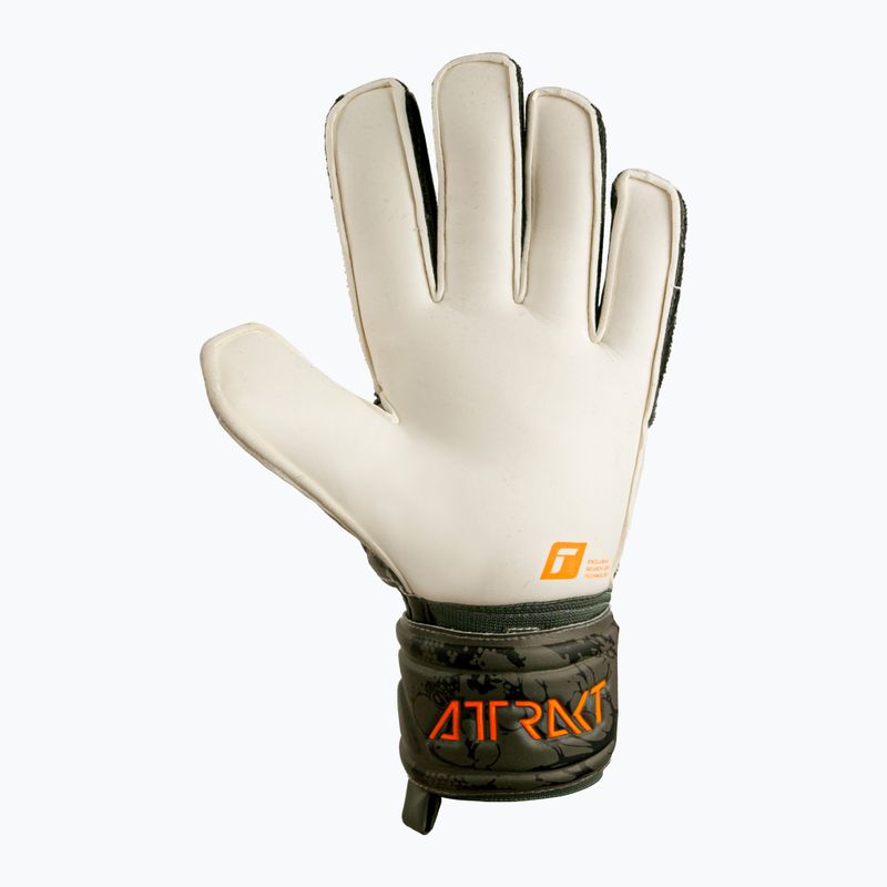 Rękawice bramkarskie Reusch Attrakt Grip desert green/shock orange/black 6