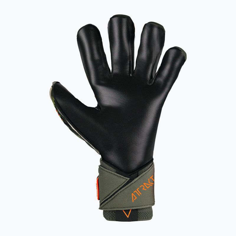 Rękawice bramkarskie Reusch Attrakt Duo Ortho-Tec desert green/shocking orange/black 5