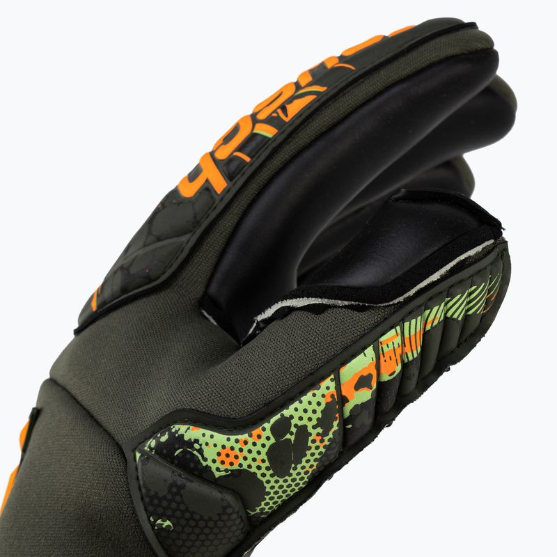Rękawice bramkarskie Reusch Attrakt Duo Ortho-Tec desert green/shocking orange/black 3