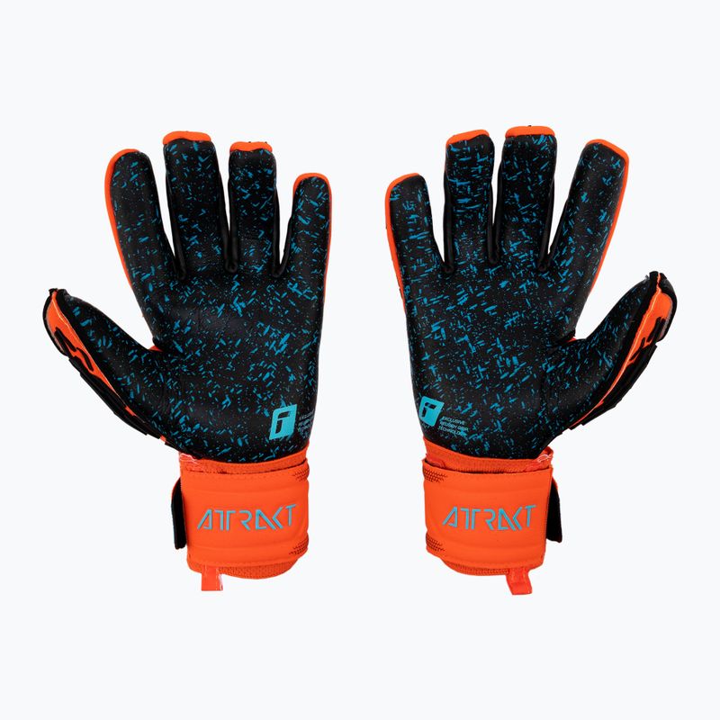 Rękawice bramkarskie Reusch Attrakt Freegel Fusion Goaliator bright red/future blue/black 2