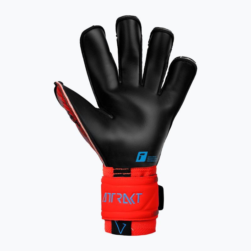 Rękawice bramkarskie Reusch Attrakt Gold X Evolution Cut bright red/future blue/black 5